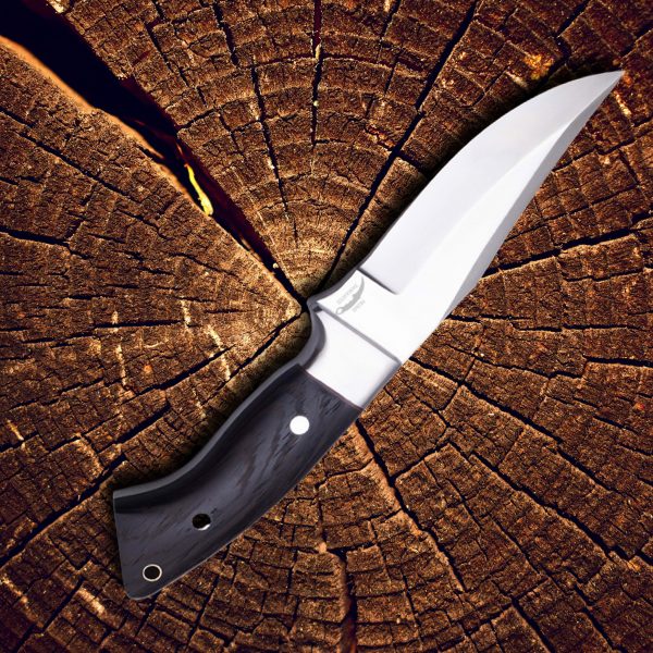 Hunting Bush Craft Mirror Polish Handmade Knife - Prime Damascus